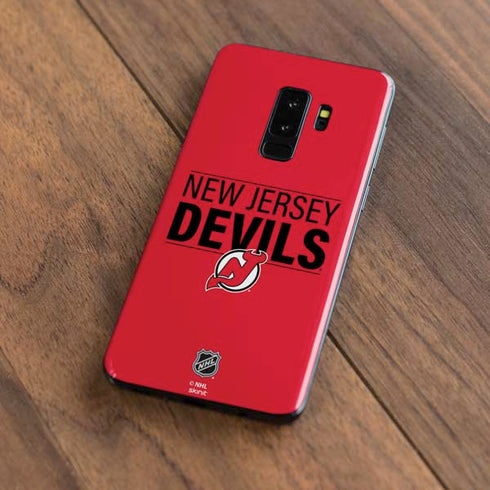 NHL New Jersey Devils Lineup Galaxy S9 Plus Skin