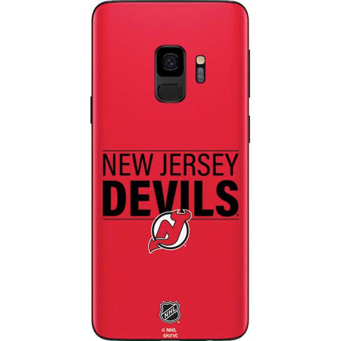 NHL New Jersey Devils Lineup Galaxy S9 Skin