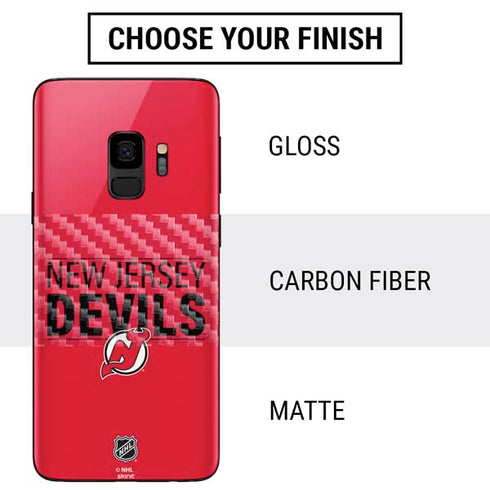 NHL New Jersey Devils Lineup Galaxy S9 Skin