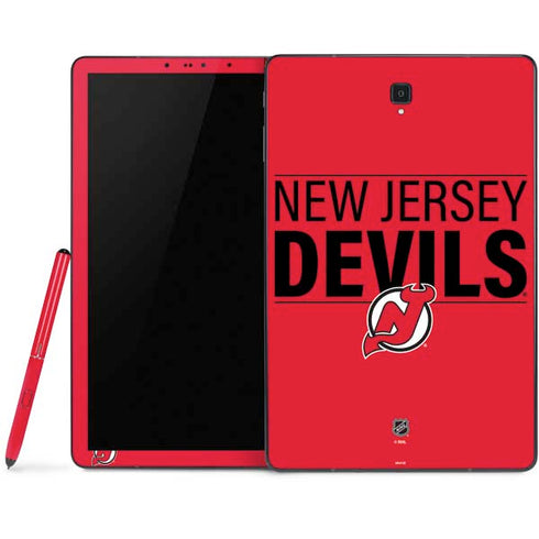 NHL New Jersey Devils Lineup Samsung Galaxy Tab Skin