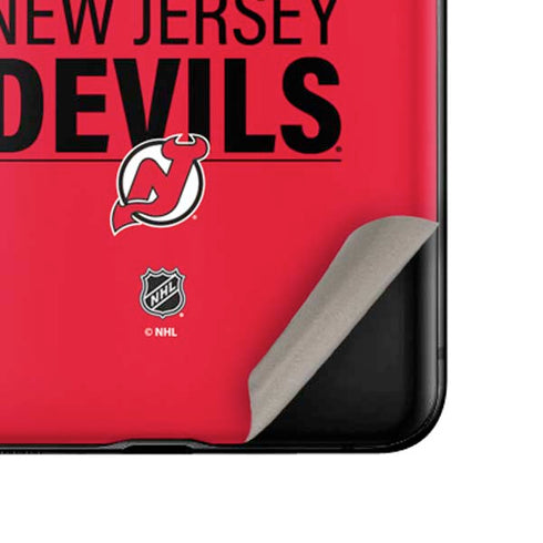 NHL New Jersey Devils Lineup Galaxy Z Flip Skin