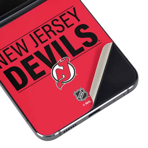 NHL New Jersey Devils Lineup Galaxy Z Flip5 5G Skin