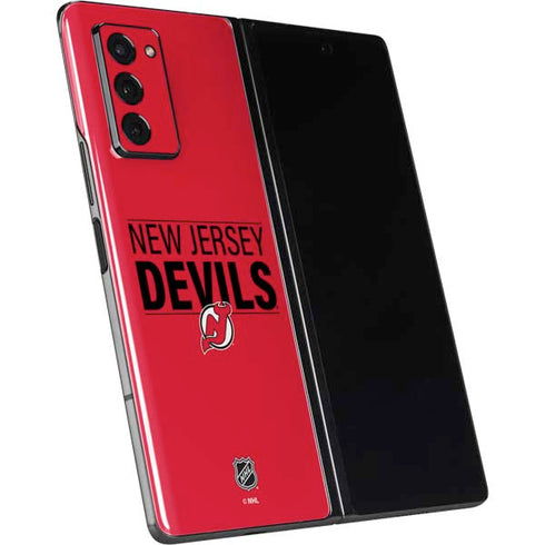 NHL New Jersey Devils Lineup Galaxy Z Fold2 5G Skin
