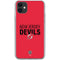 NHL New Jersey Devils Lineup iPhone 11 Clear Case