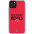 NHL New Jersey Devils Lineup iPhone 11 Pro Clear Case