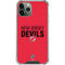 NHL New Jersey Devils Lineup iPhone 11 Pro Max Clear Case