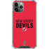 NHL New Jersey Devils Lineup iPhone 11 Pro Max Clear Case