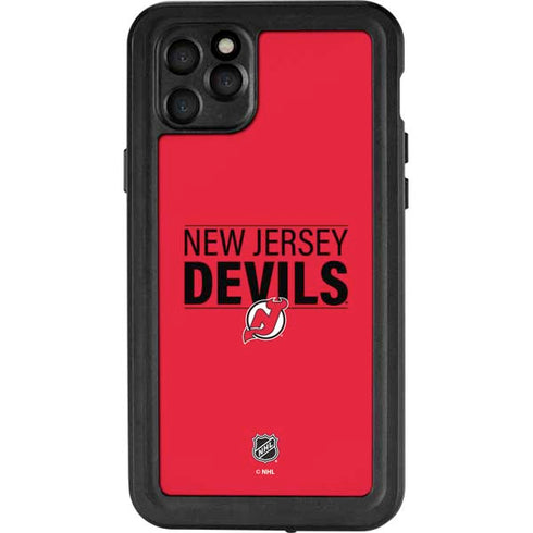 NHL New Jersey Devils Lineup iPhone 11 Pro Max Waterproof Case