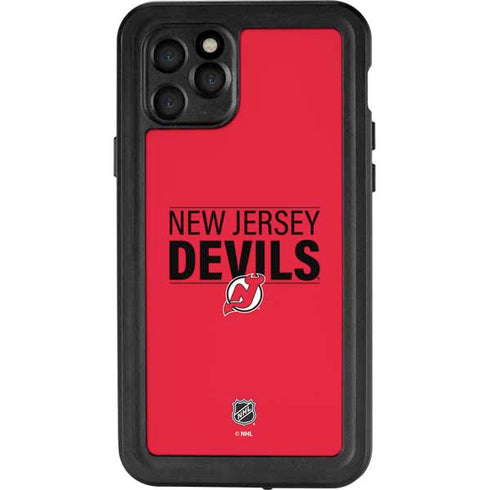 NHL New Jersey Devils Lineup iPhone 11 Pro Waterproof Case