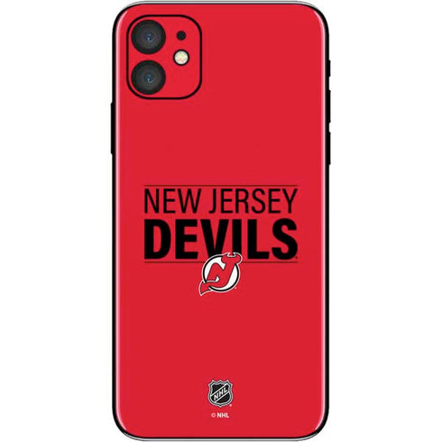 NHL New Jersey Devils Lineup iPhone 11 Skin