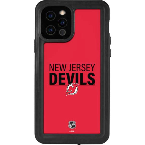 NHL New Jersey Devils Lineup iPhone 12 Pro Waterproof Case