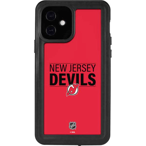 NHL New Jersey Devils Lineup iPhone 12 Waterproof Case