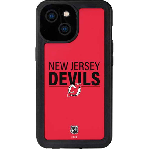 NHL New Jersey Devils Lineup iPhone 13 Mini Waterproof Case