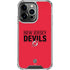 NHL New Jersey Devils Lineup iPhone 14 Pro Clear Case