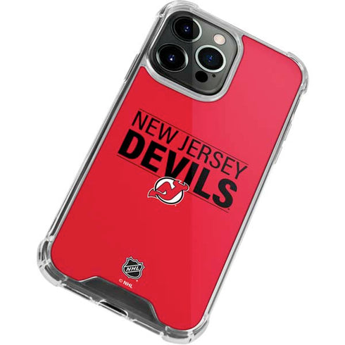 NHL New Jersey Devils Lineup iPhone 15 Pro Clear Case
