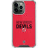 NHL New Jersey Devils Lineup iPhone 14 Pro Max Clear Case