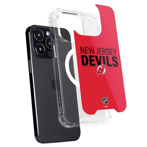 NHL New Jersey Devils Lineup iPhone 15 Pro Max MagSafe Case