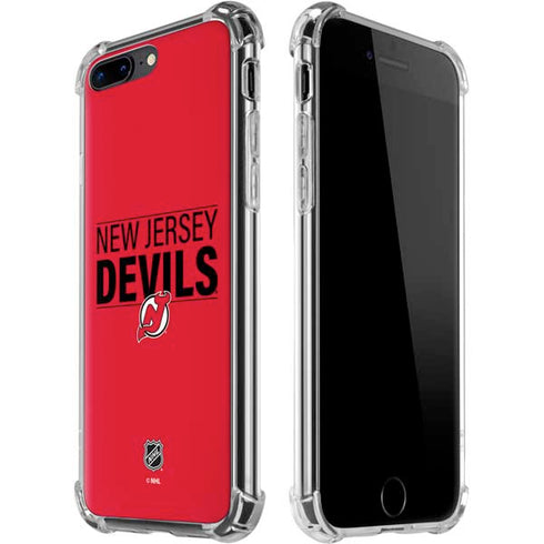 NHL New Jersey Devils Lineup iPhone 7/8 Plus Clear Case