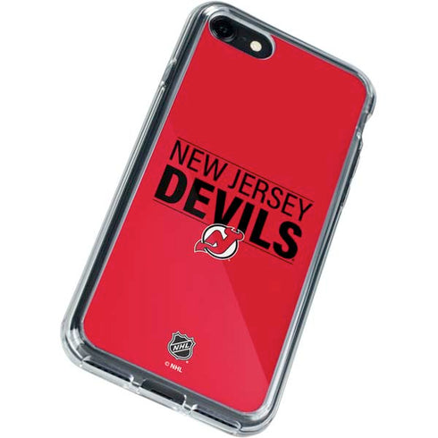 NHL New Jersey Devils Lineup iPhone SE (2nd & 3rd Gen) Clear Case