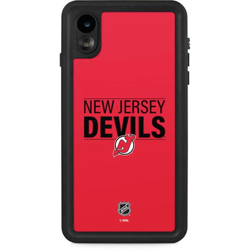 NHL New Jersey Devils Lineup iPhone XR Waterproof Case