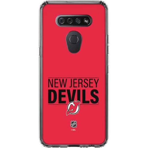 NHL New Jersey Devils Lineup LG K51/Q51 Clear Case
