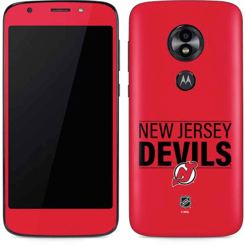 NHL New Jersey Devils Lineup Moto E5 Play Skin