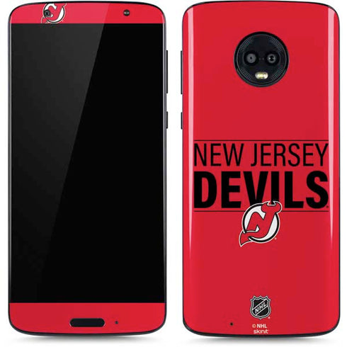 NHL New Jersey Devils Lineup Moto G6 Skin