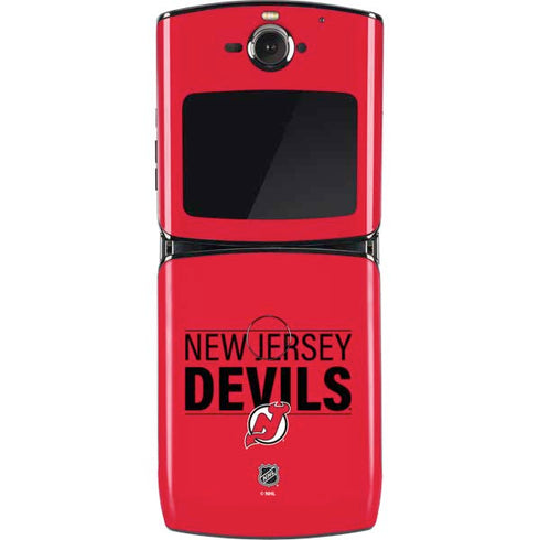 NHL New Jersey Devils Lineup Motorola RAZR Skin