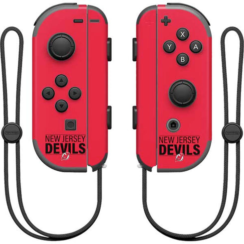 NHL New Jersey Devils Lineup Nintendo Joy-Con (L/R) Controller Skin