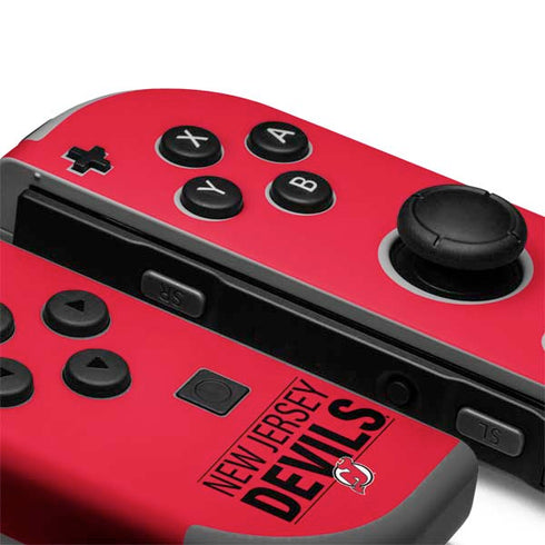 NHL New Jersey Devils Lineup Nintendo Joy-Con (L/R) Controller Skin