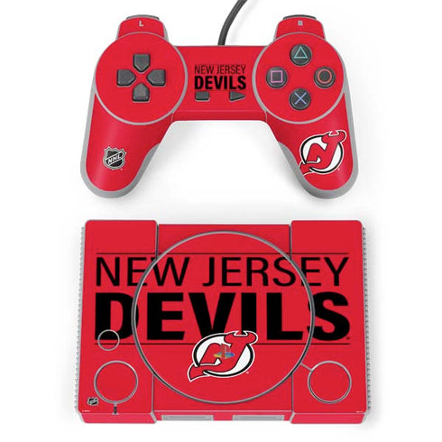 NHL New Jersey Devils Lineup PlayStation Classic Bundle Skin