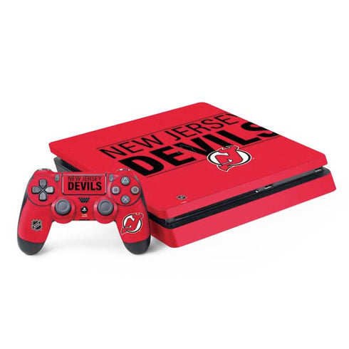 NHL New Jersey Devils Lineup PS4 Slim Bundle Skin