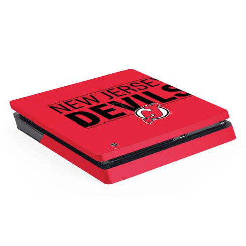 NHL New Jersey Devils Lineup PS4 Slim Skin