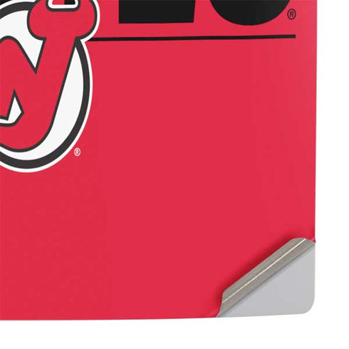 NHL New Jersey Devils Lineup PS5 Slim Digital Edition Console Skin