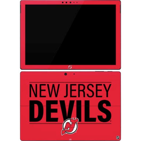 NHL New Jersey Devils Lineup Surface Pro 7 Skin