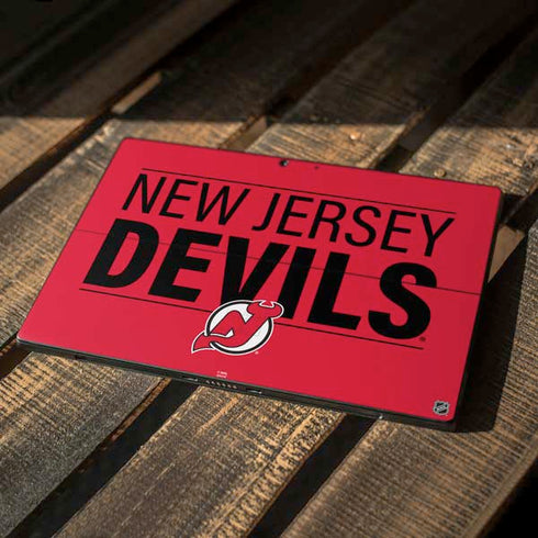 NHL New Jersey Devils Lineup Surface Pro 7 Skin