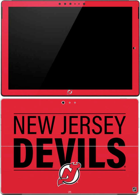 NHL New Jersey Devils Lineup Surface Pro (2017) Skin