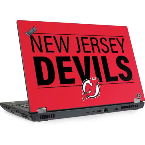 NHL New Jersey Devils Lineup Lenovo ThinkPad Skin