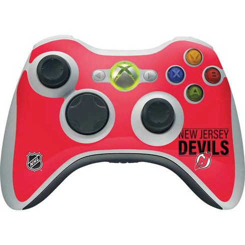 NHL New Jersey Devils Lineup Xbox 360 Wireless Controller Skin