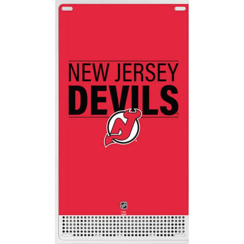 NHL New Jersey Devils Lineup Xbox Series S Console Skin