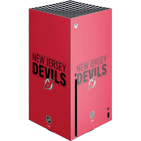 NHL New Jersey Devils Lineup Xbox Series X Console Skin