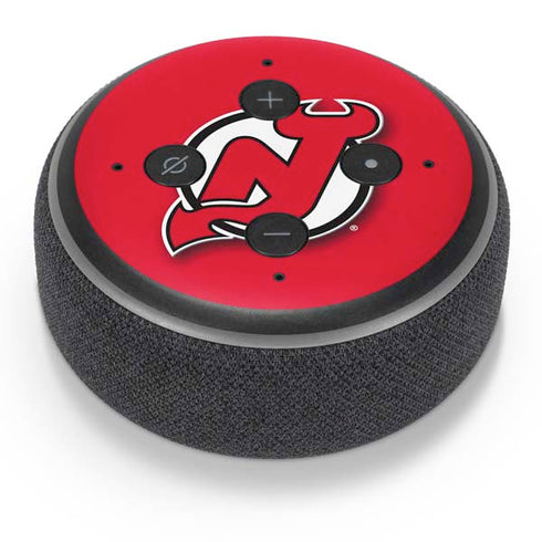 NHL New Jersey Devils Solid Background Amazon Echo Dot Skin