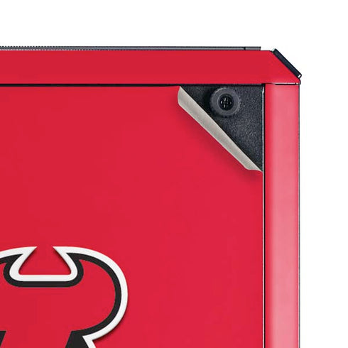 NHL New Jersey Devils Solid Background Cooler Master MasterBox Q300L Mini Tower Skin