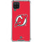 NHL New Jersey Devils Solid Background Galaxy A12 Clear Case