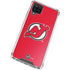 NHL New Jersey Devils Solid Background Galaxy A12 Clear Case