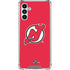 NHL New Jersey Devils Solid Background Galaxy A13 5G Clear Case