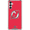 NHL New Jersey Devils Solid Background Galaxy A14 5G Clear Case