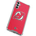 NHL New Jersey Devils Solid Background Galaxy A14 5G Clear Case