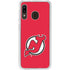 NHL New Jersey Devils Solid Background Galaxy A20 Clear Case