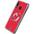NHL New Jersey Devils Solid Background Galaxy A30 Clear Case